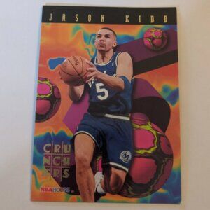 1994-95 NBA Hoops Crunchers Jason Kidd #24 Dallas Mavericks basketball card